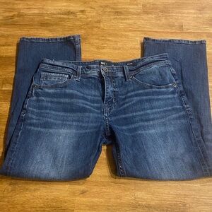 BKE Men's Dark Blue Relaxed Jeans